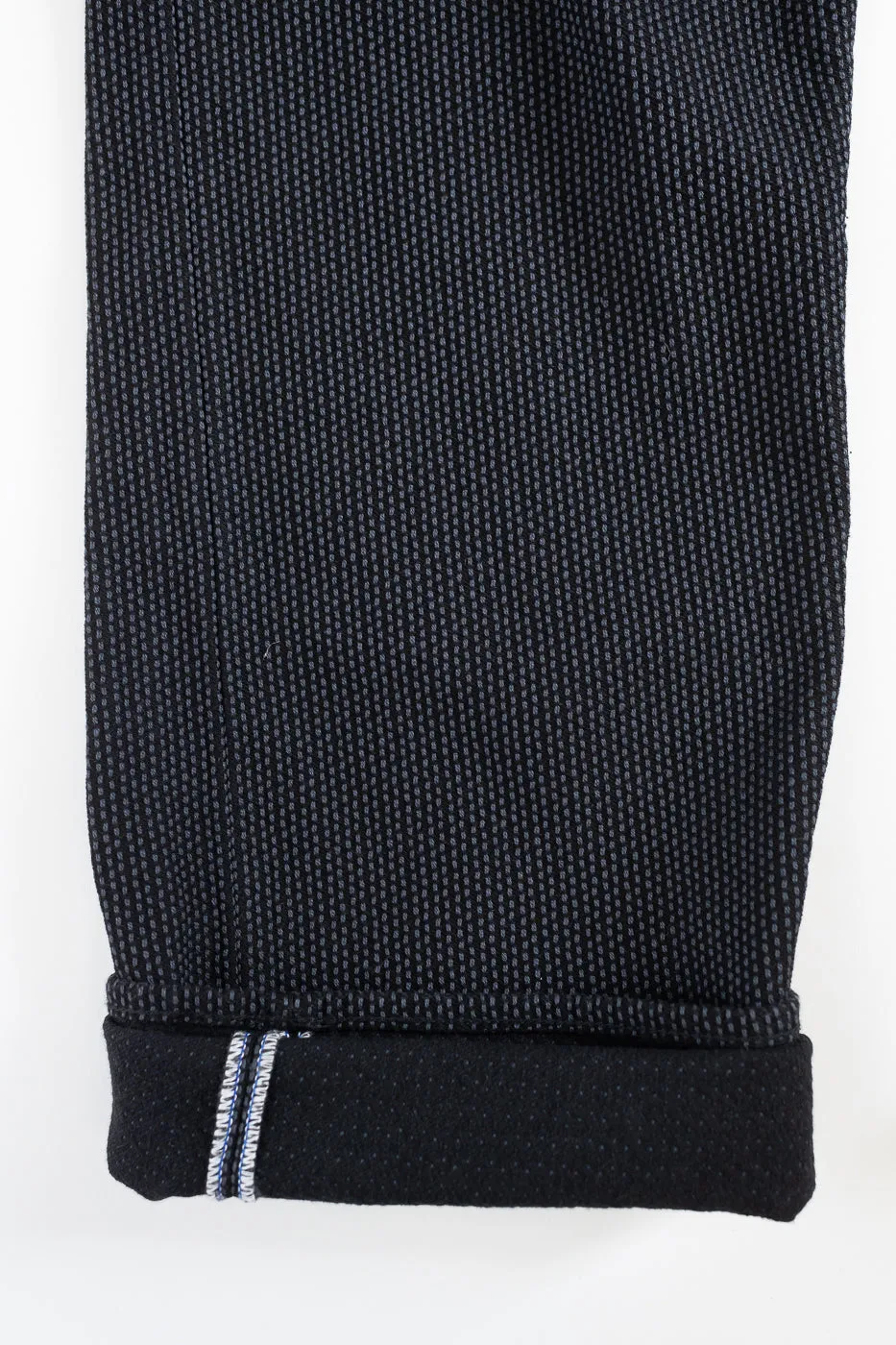 1170-1-BK - Sashiko Denim Loose Fit - Black x Gray
