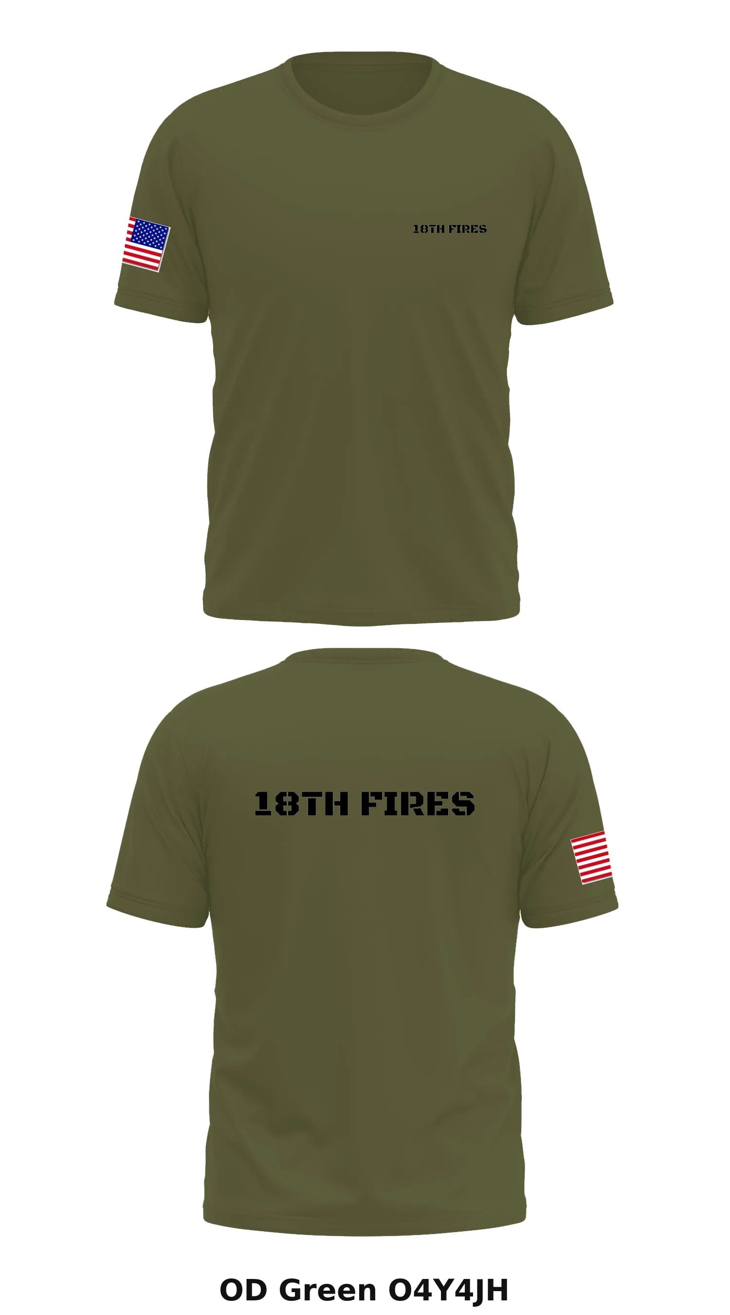 18th Fires  Store 1 Core Men's SS Performance Tee - O4Y4JH