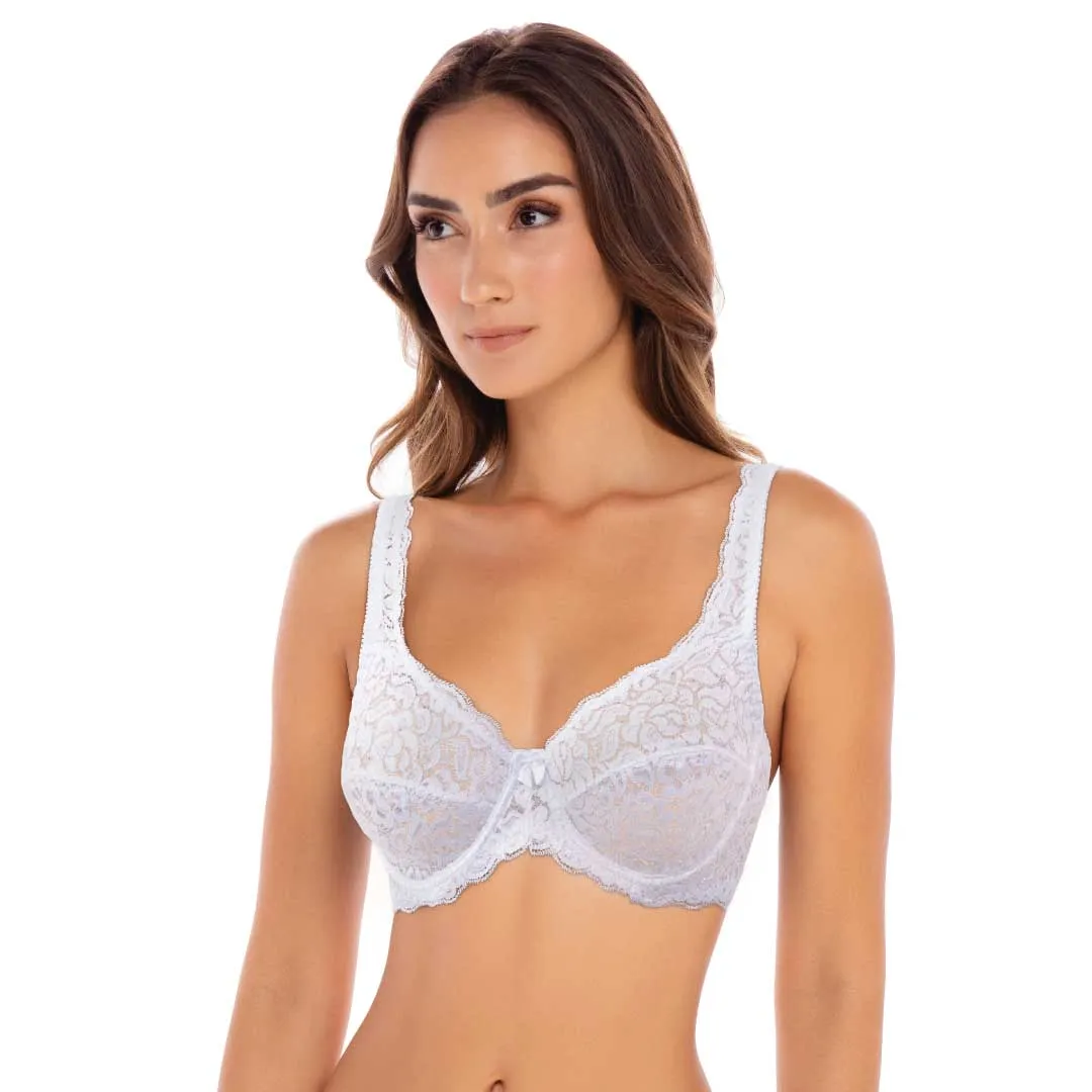 2 Pack Stretch Lace Unpadded Bras