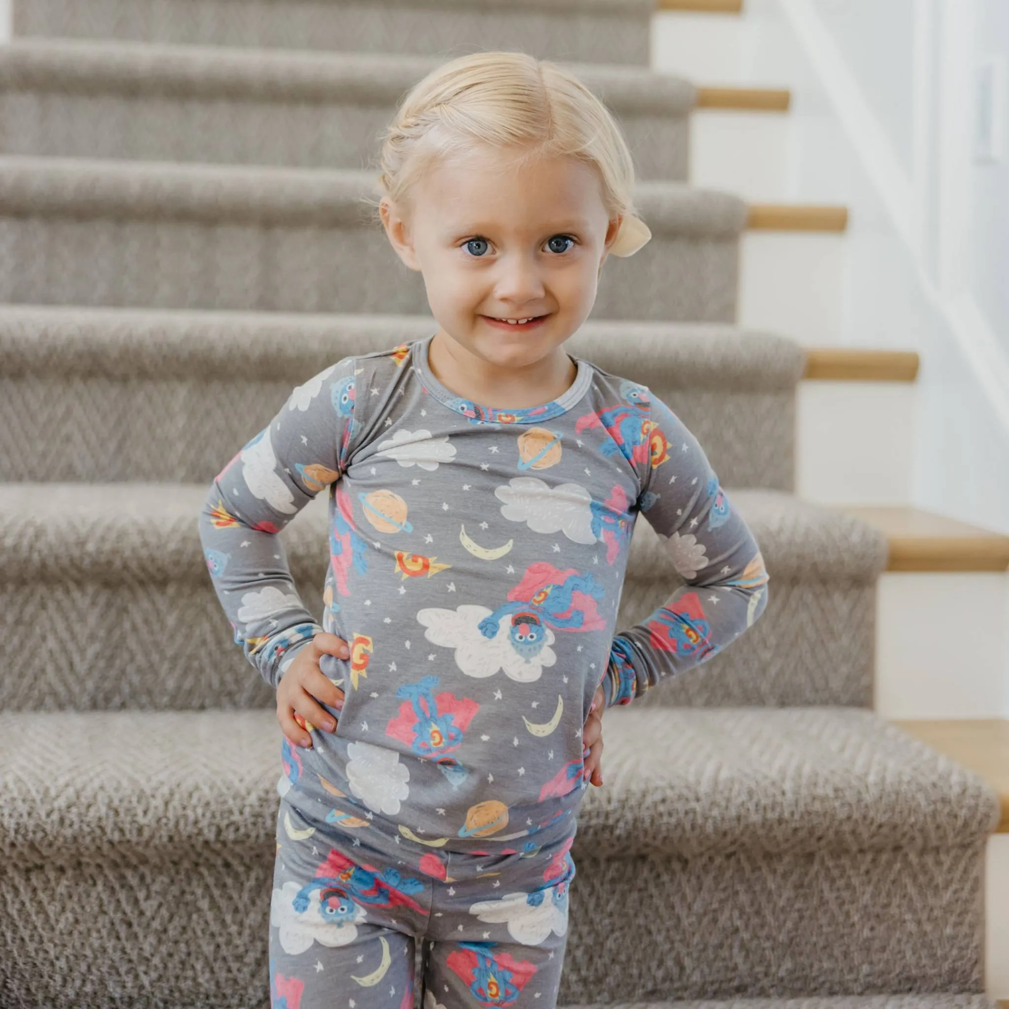 2pc Long Sleeve Pajama Set - Super Grover