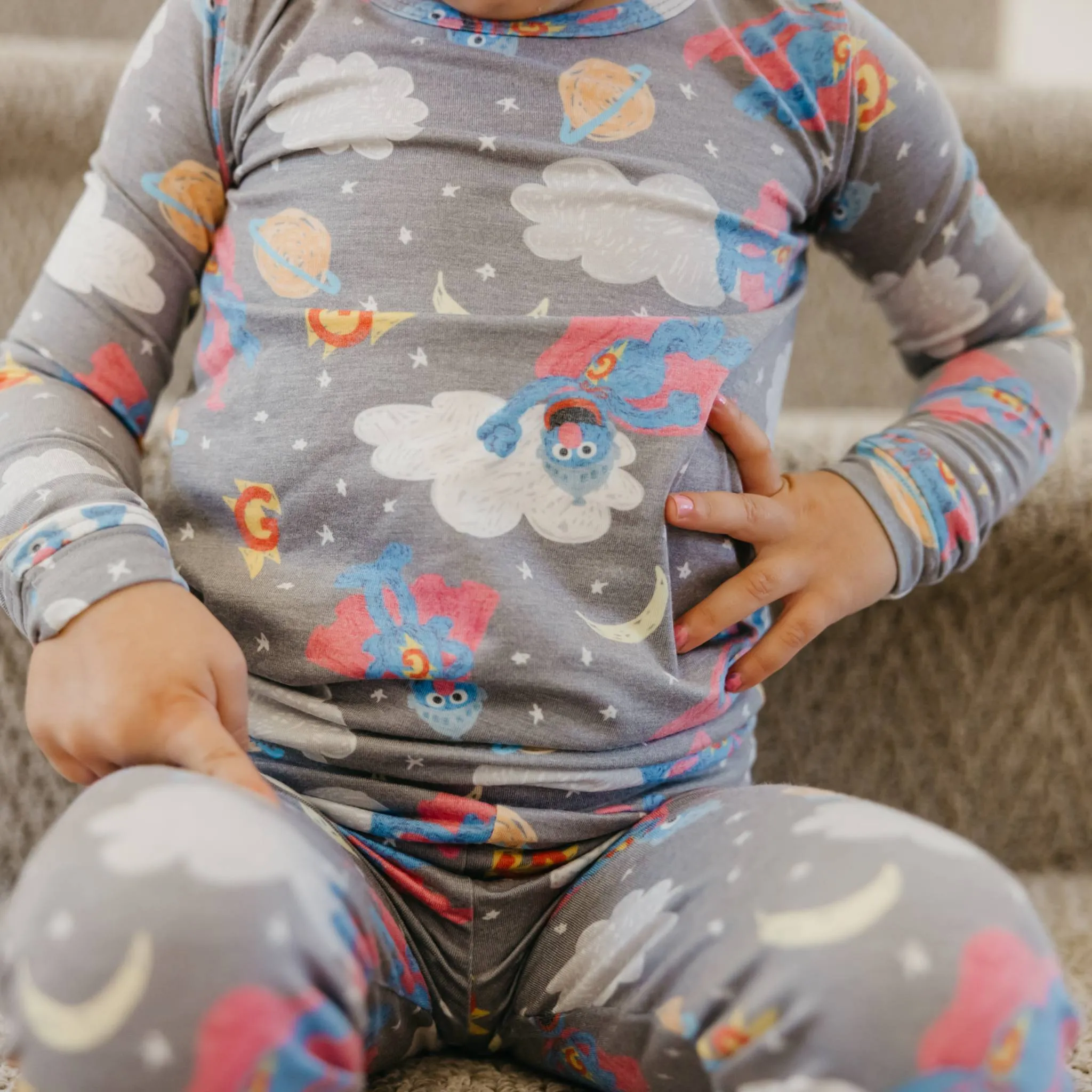 2pc Long Sleeve Pajama Set - Super Grover