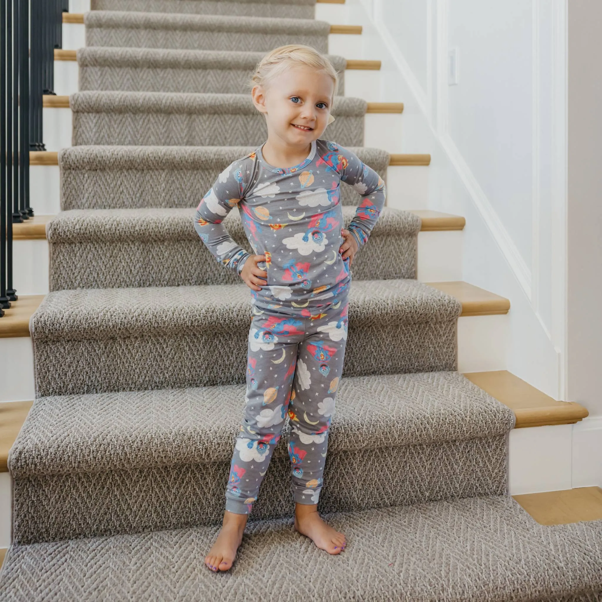 2pc Long Sleeve Pajama Set - Super Grover