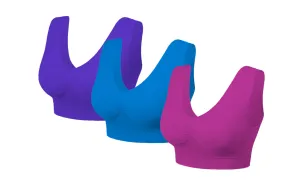 3 Pack: Seamless Lightweight Comfort Bras