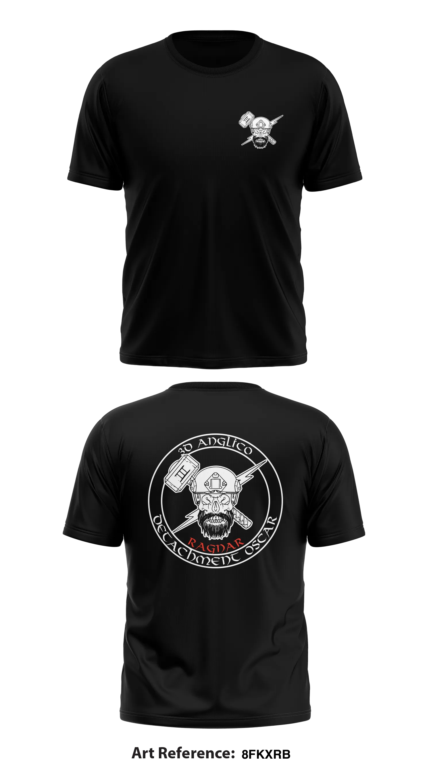 3d Anglico Det Oscar Store 1 Core Men's SS Performance Tee - 8fkxrb