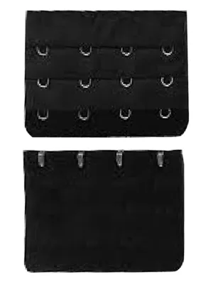 4 Hook Bra Extender - Black