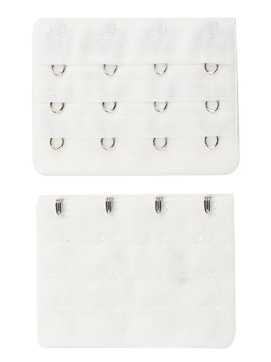 4 Hook Bra Extender - White