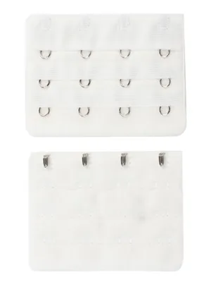 4 Hook Bra Extender - White