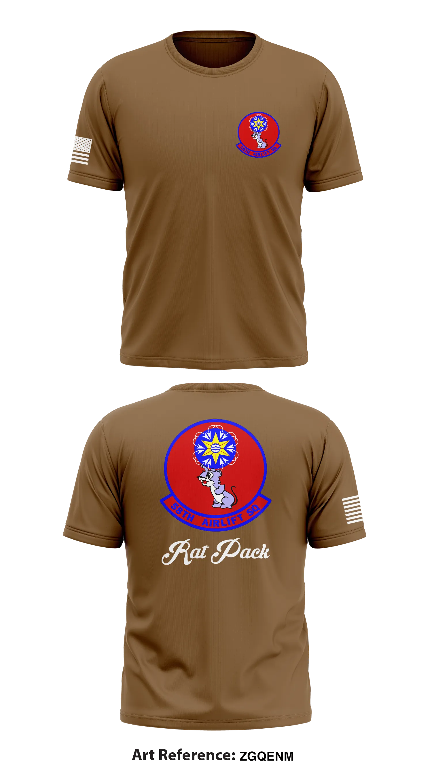 58th AS Store 1 Core Men's SS Performance Tee - ZGqENm