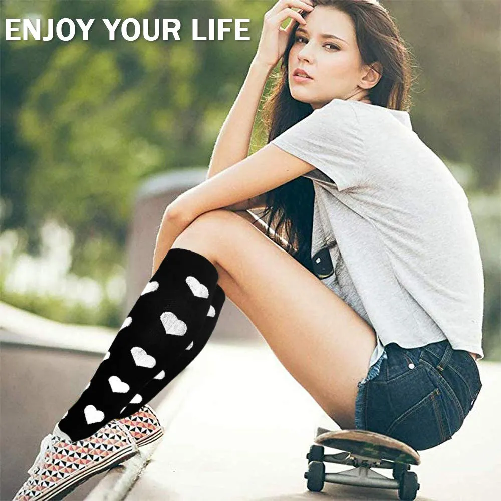 6-Pairs Compression Socks For Men & Women（15-20mmHG）| Actinput