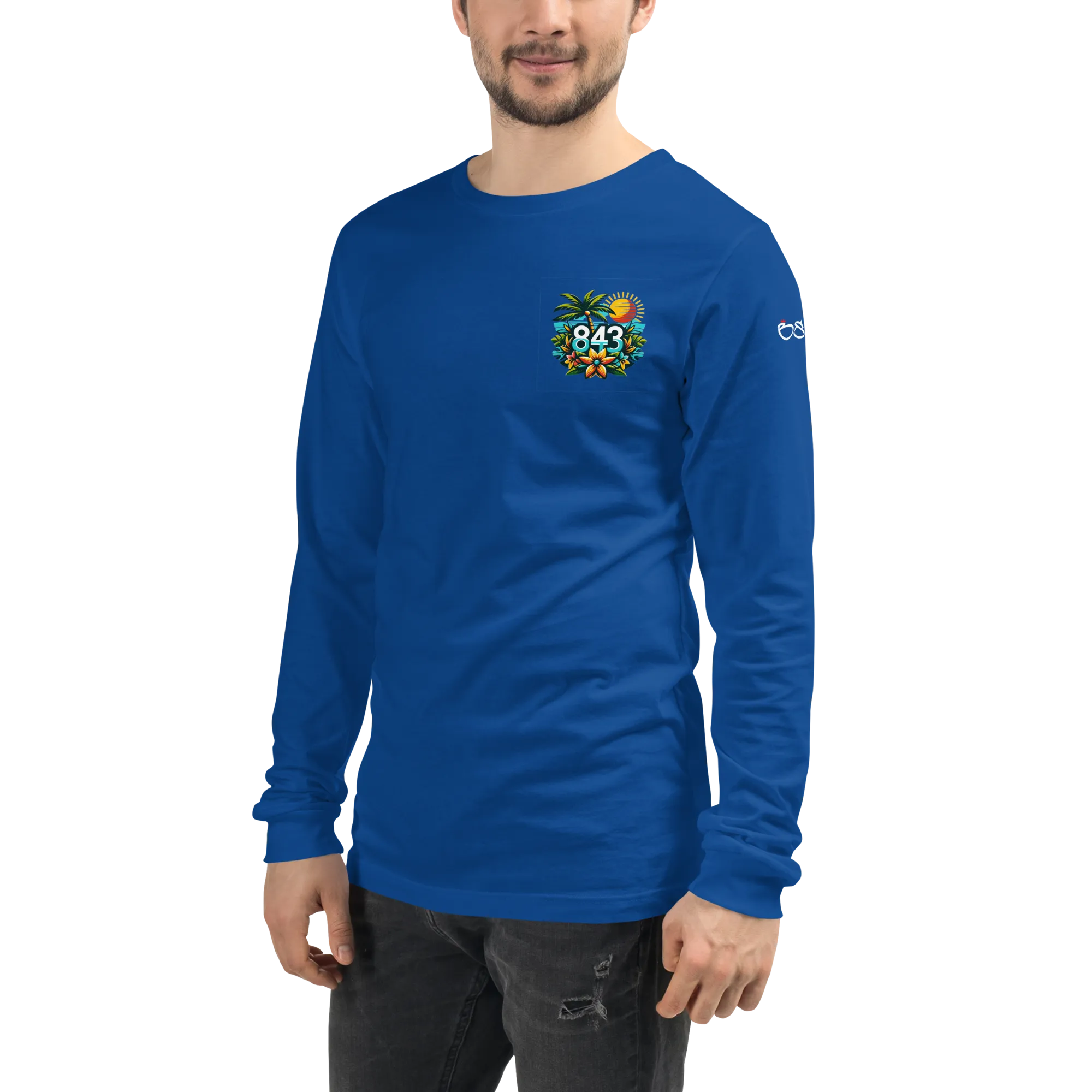 843 Cherry Grove Happy Hour Unisex Long Sleeve Tee