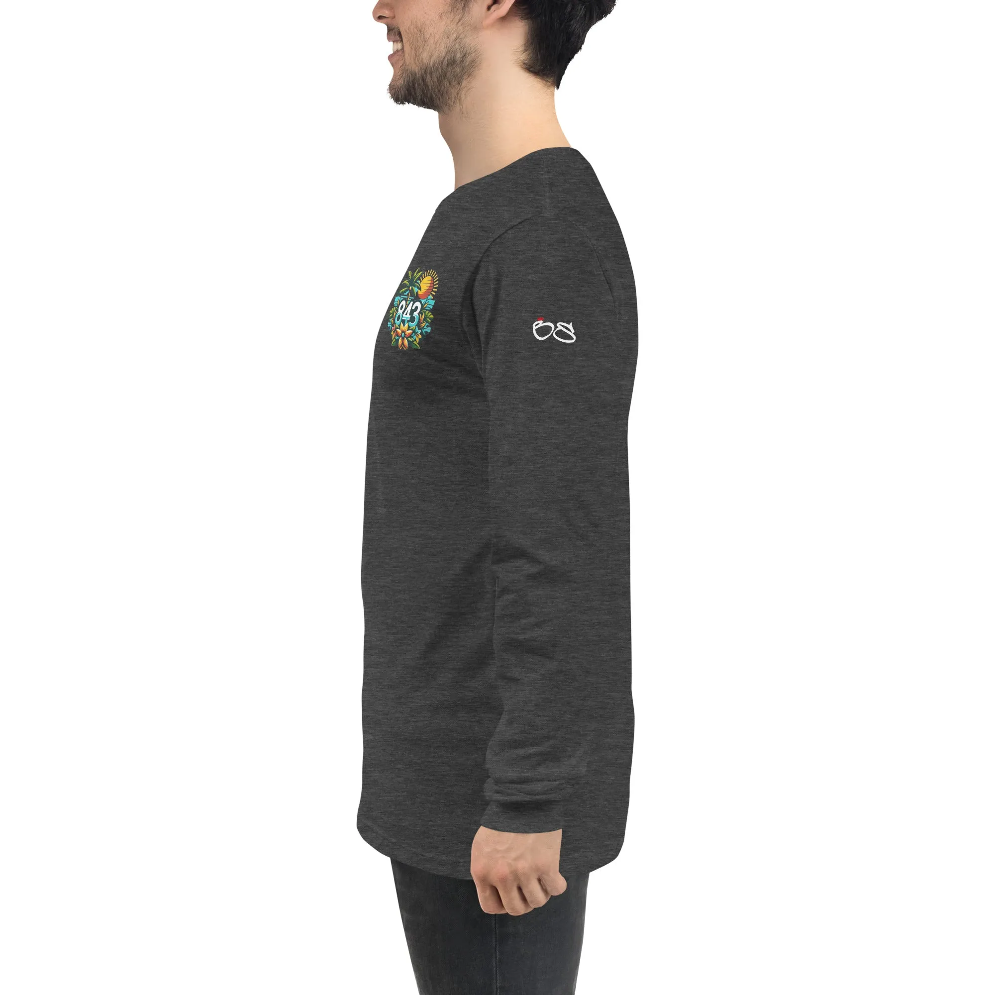 843 Cherry Grove Happy Hour Unisex Long Sleeve Tee