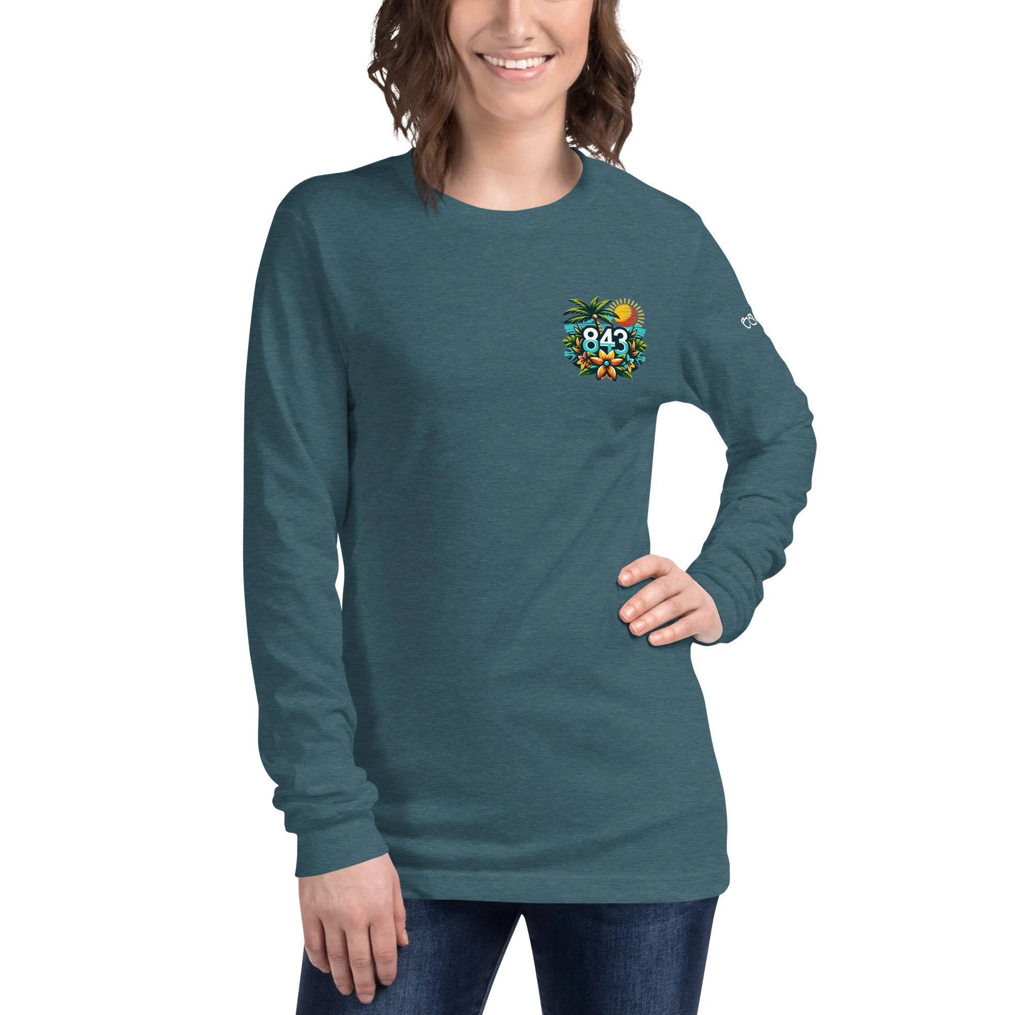 843 Cherry Grove Happy Hour Unisex Long Sleeve Tee