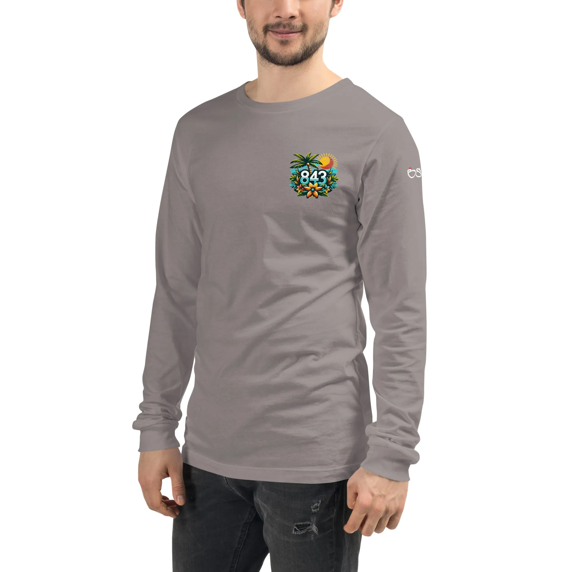 843 Cherry Grove Happy Hour Unisex Long Sleeve Tee