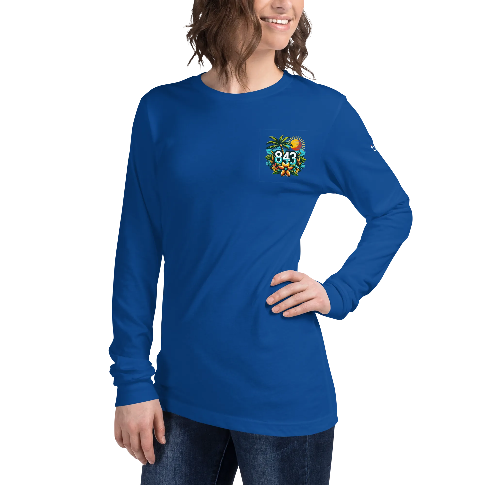 843 Cherry Grove Happy Hour Unisex Long Sleeve Tee