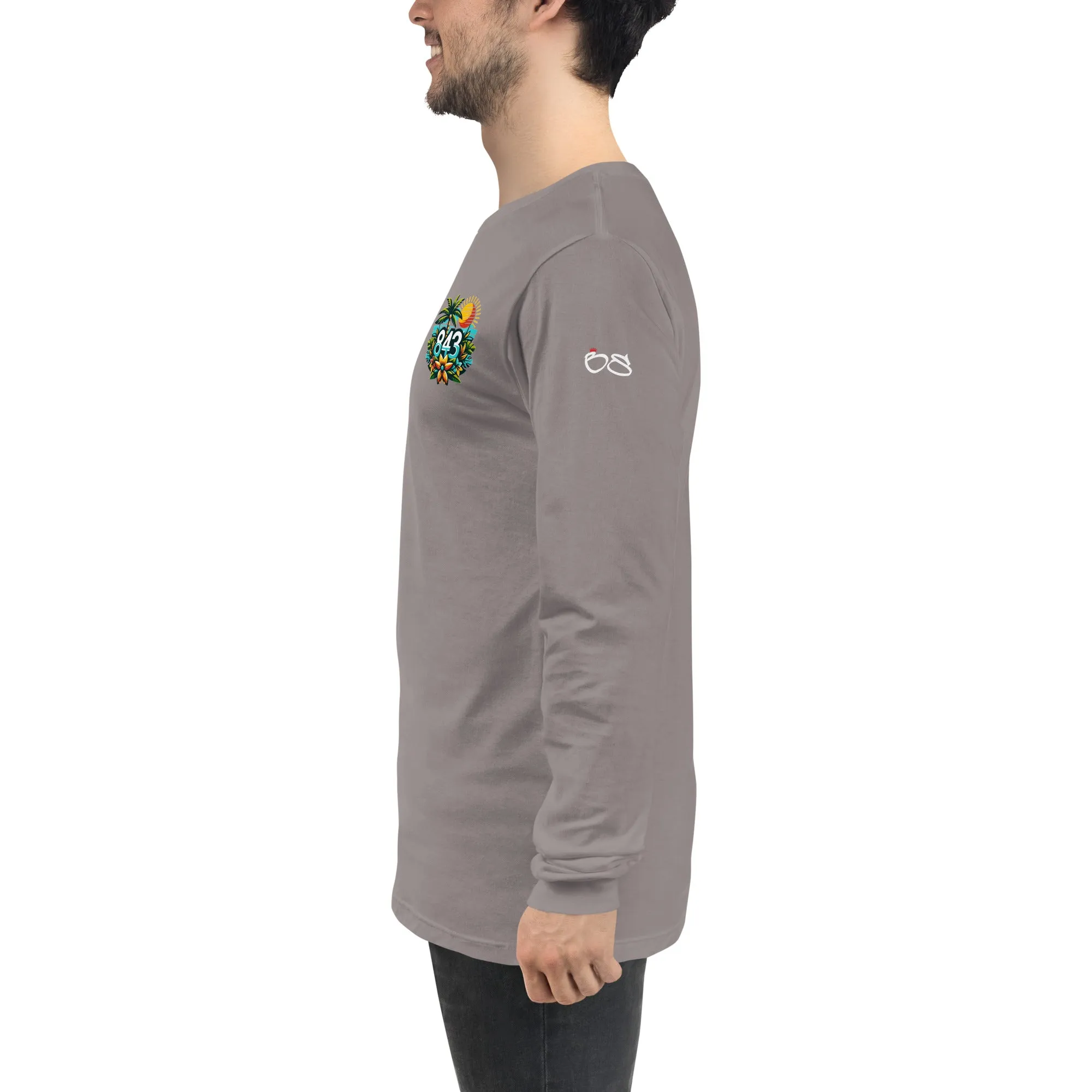 843 Cherry Grove Happy Hour Unisex Long Sleeve Tee