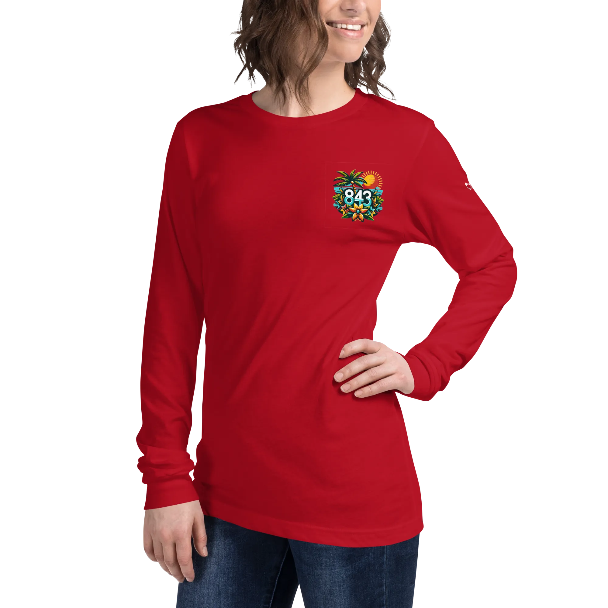 843 Cherry Grove Happy Hour Unisex Long Sleeve Tee