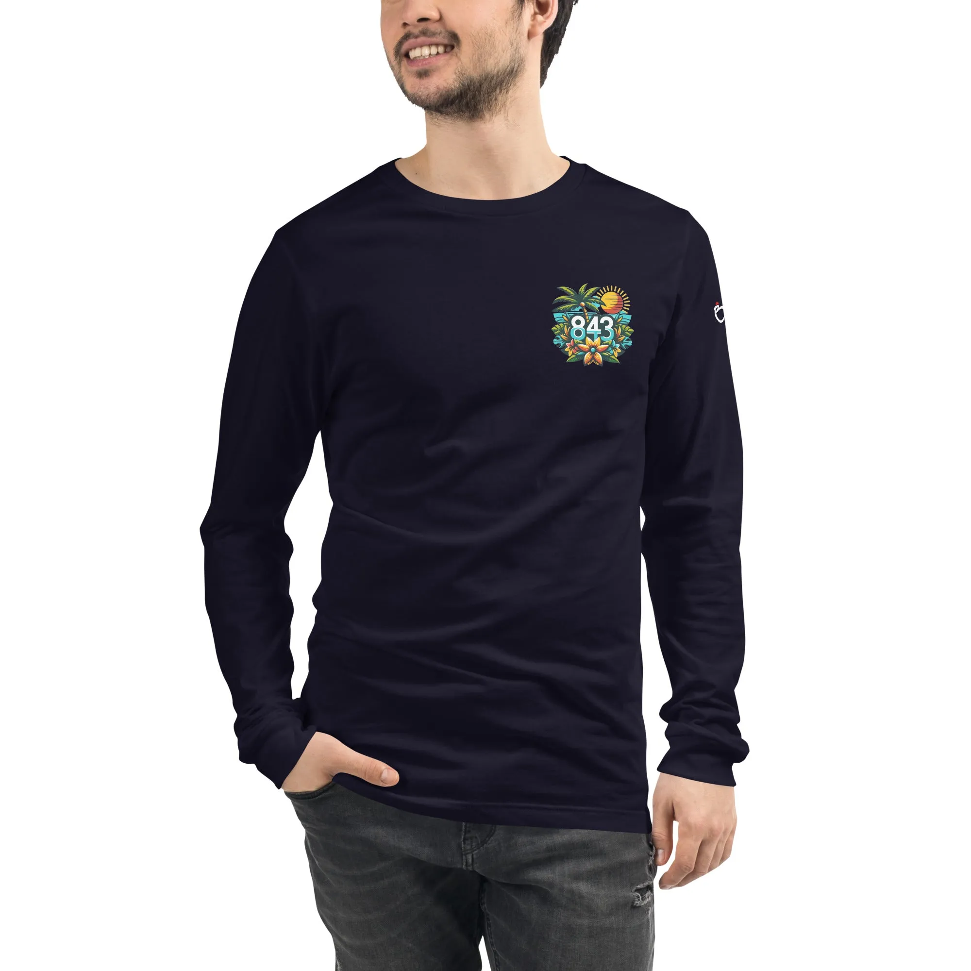 843 Cherry Grove Happy Hour Unisex Long Sleeve Tee