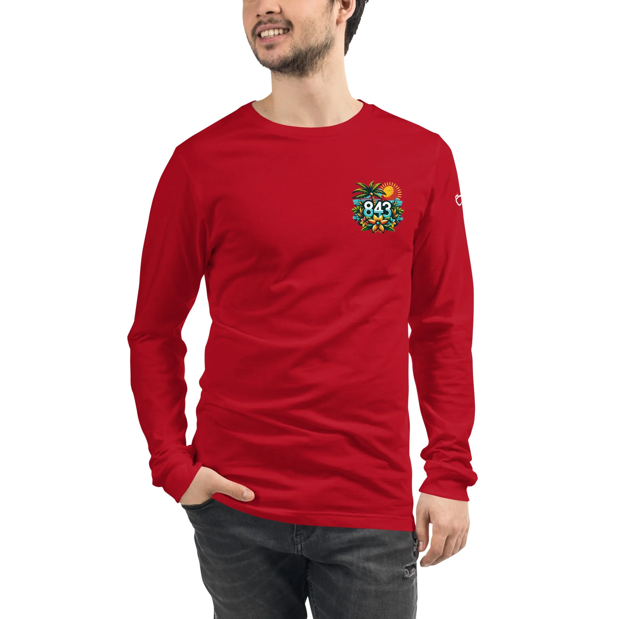 843 Cherry Grove Happy Hour Unisex Long Sleeve Tee