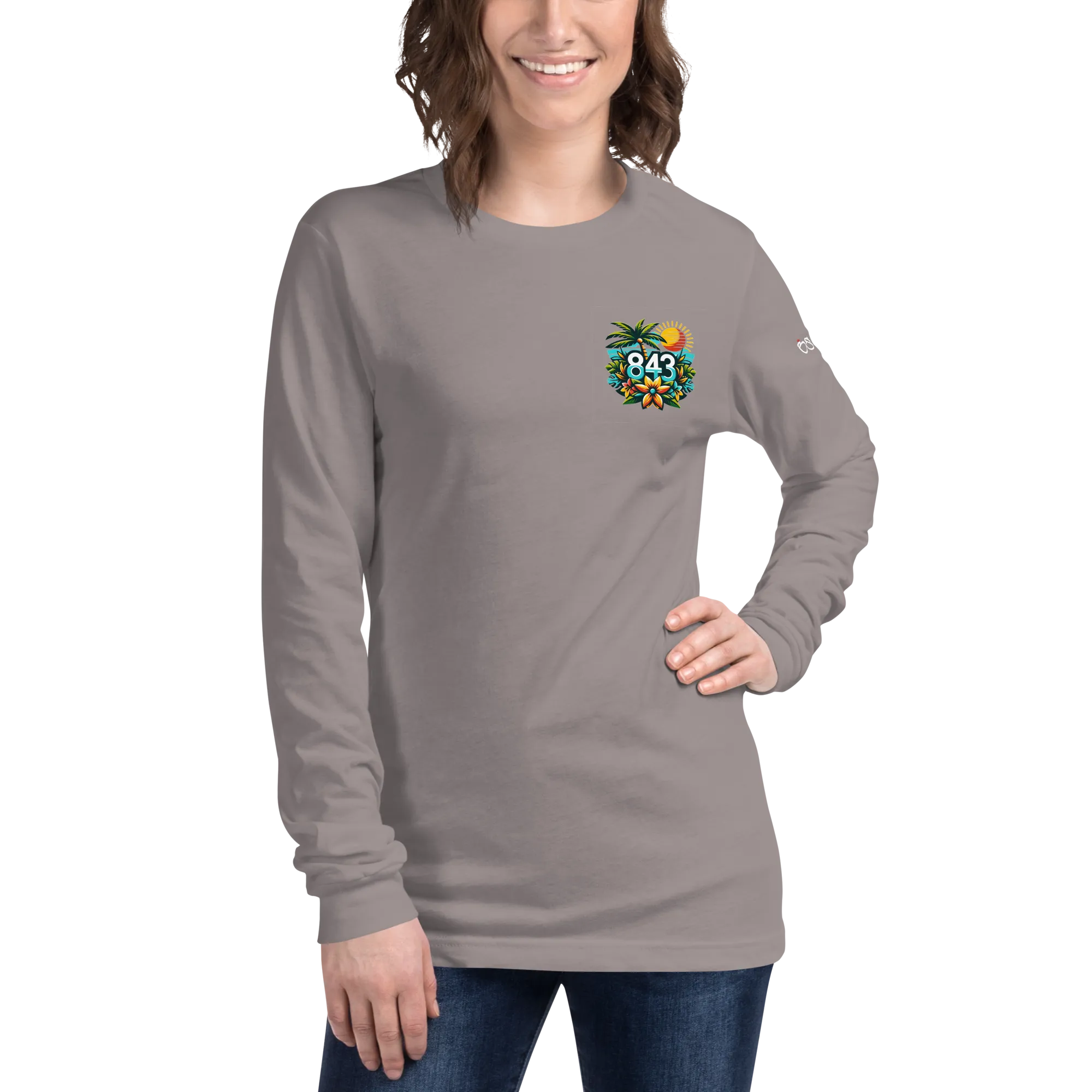 843 Cherry Grove Happy Hour Unisex Long Sleeve Tee