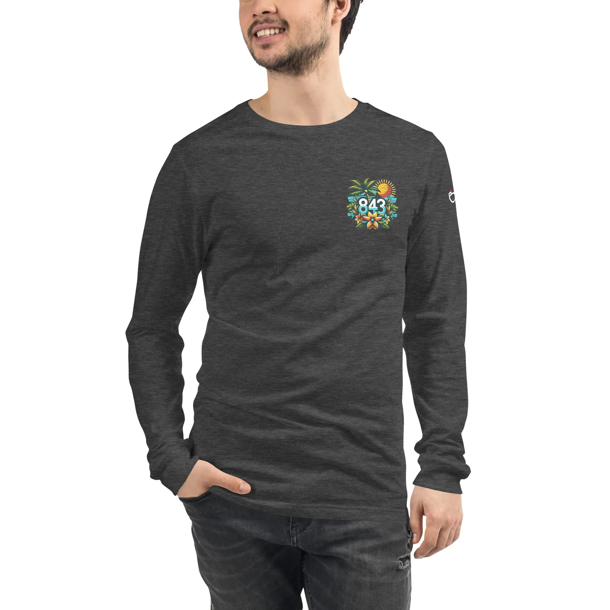 843 Cherry Grove Happy Hour Unisex Long Sleeve Tee