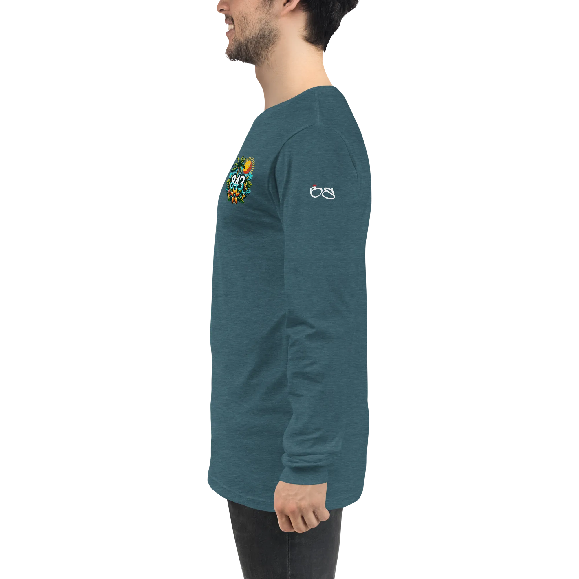 843 Cherry Grove Happy Hour Unisex Long Sleeve Tee