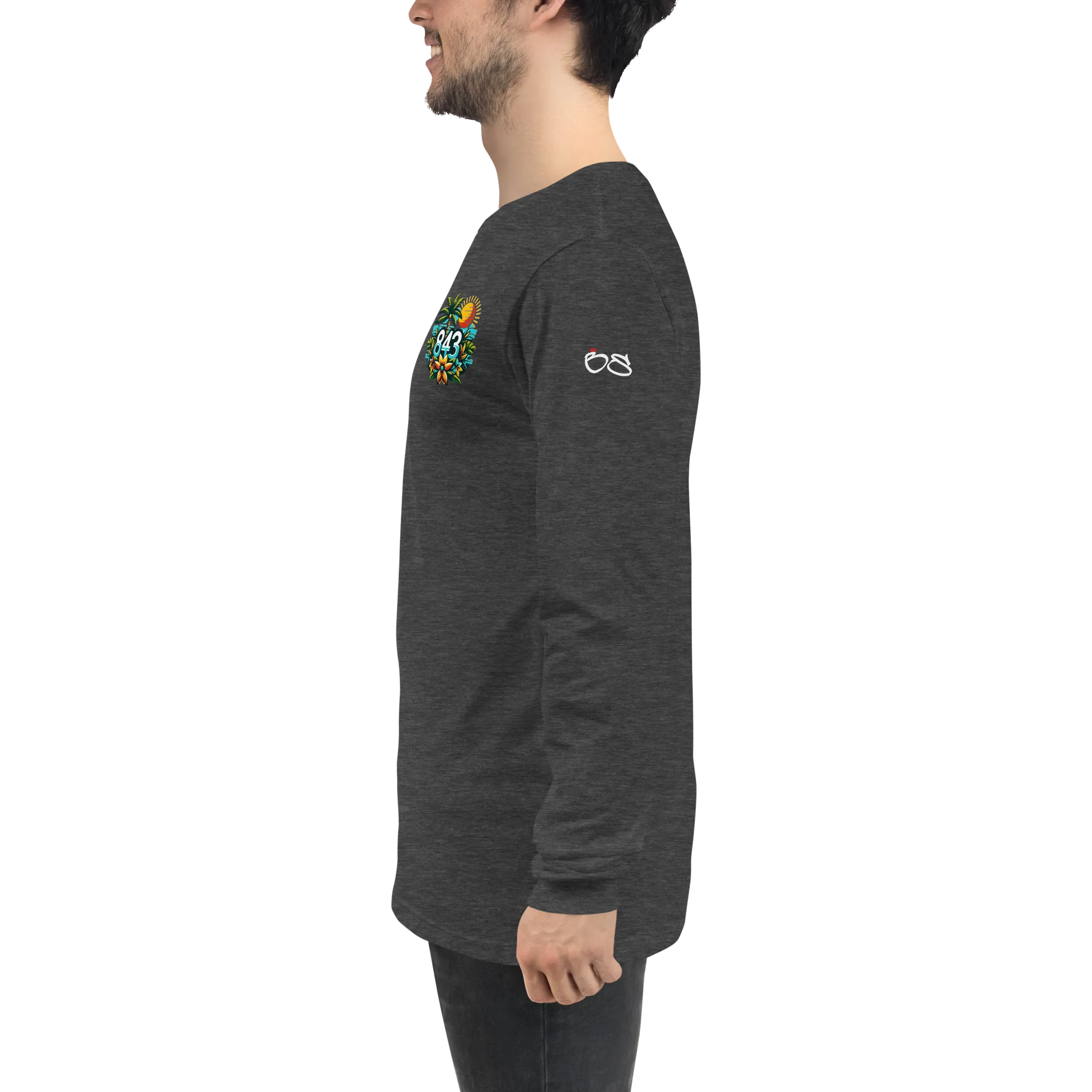 843 Cherry Grove Happy Hour Unisex Long Sleeve Tee