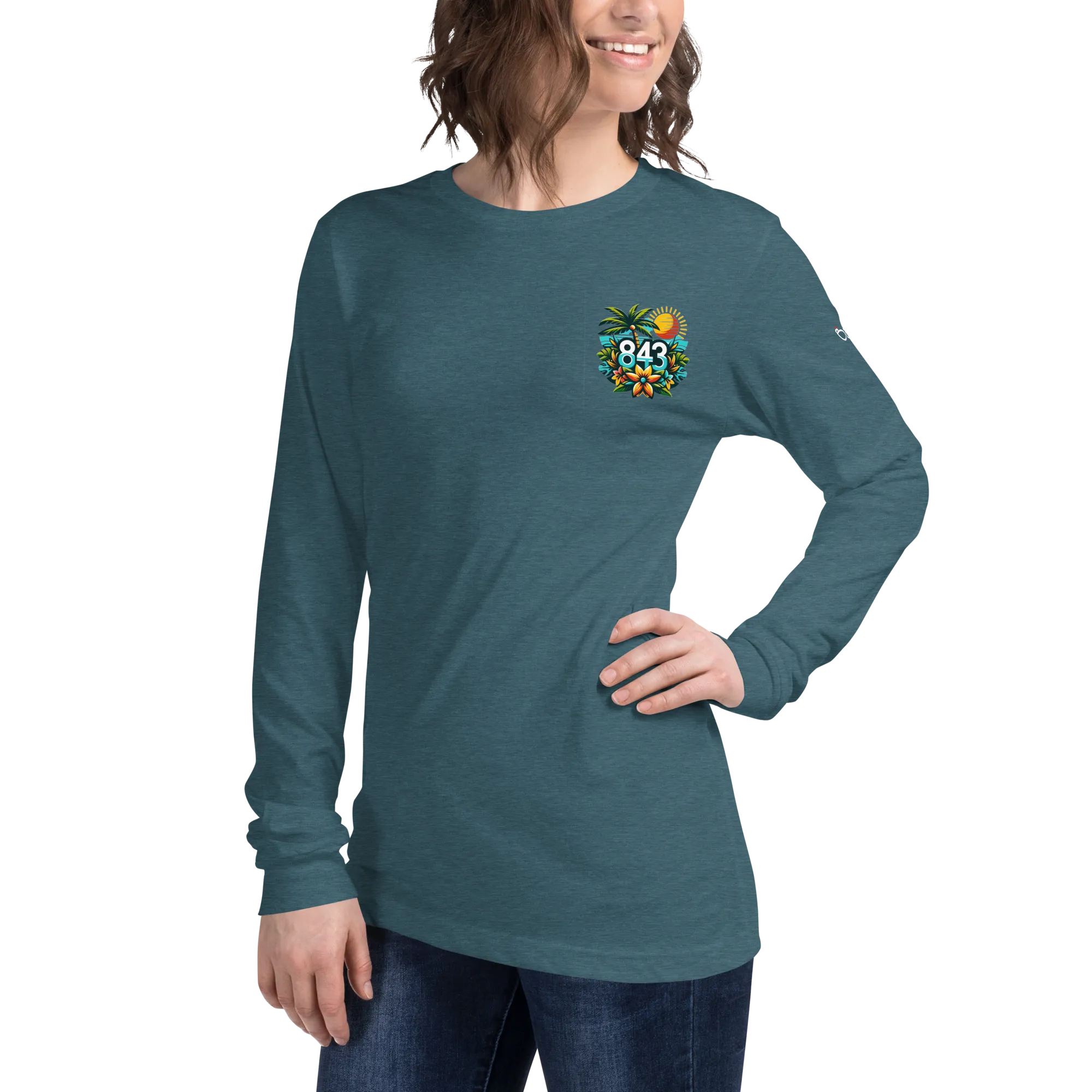 843 Cherry Grove Happy Hour Unisex Long Sleeve Tee