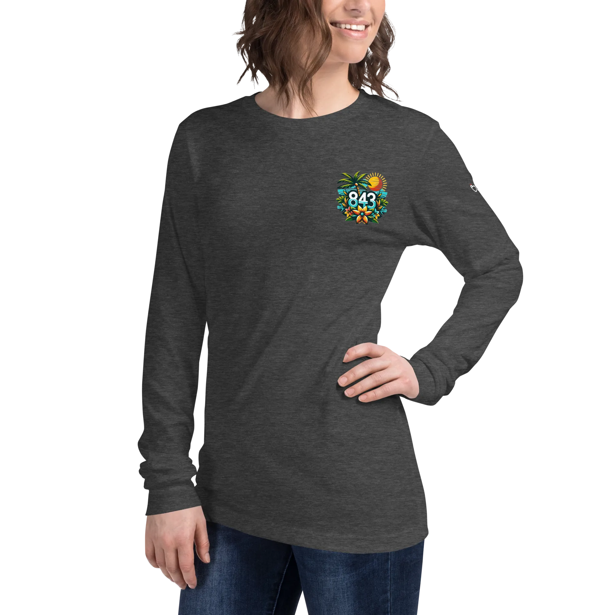 843 Cherry Grove Happy Hour Unisex Long Sleeve Tee