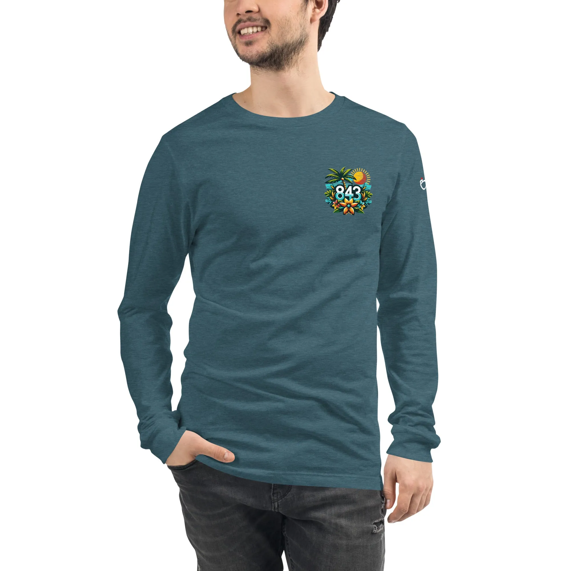 843 Cherry Grove Happy Hour Unisex Long Sleeve Tee