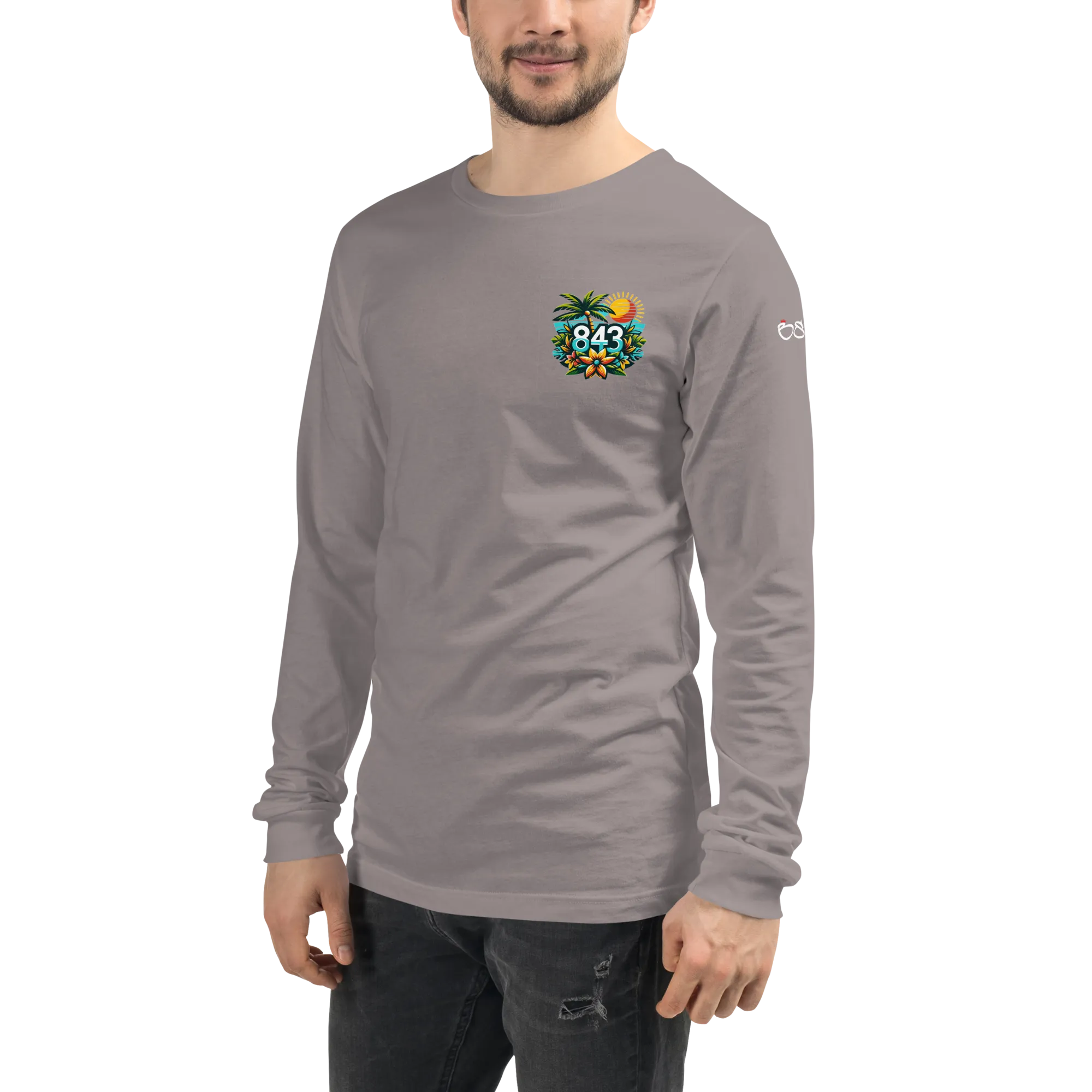 843 Cherry Grove Happy Hour Unisex Long Sleeve Tee