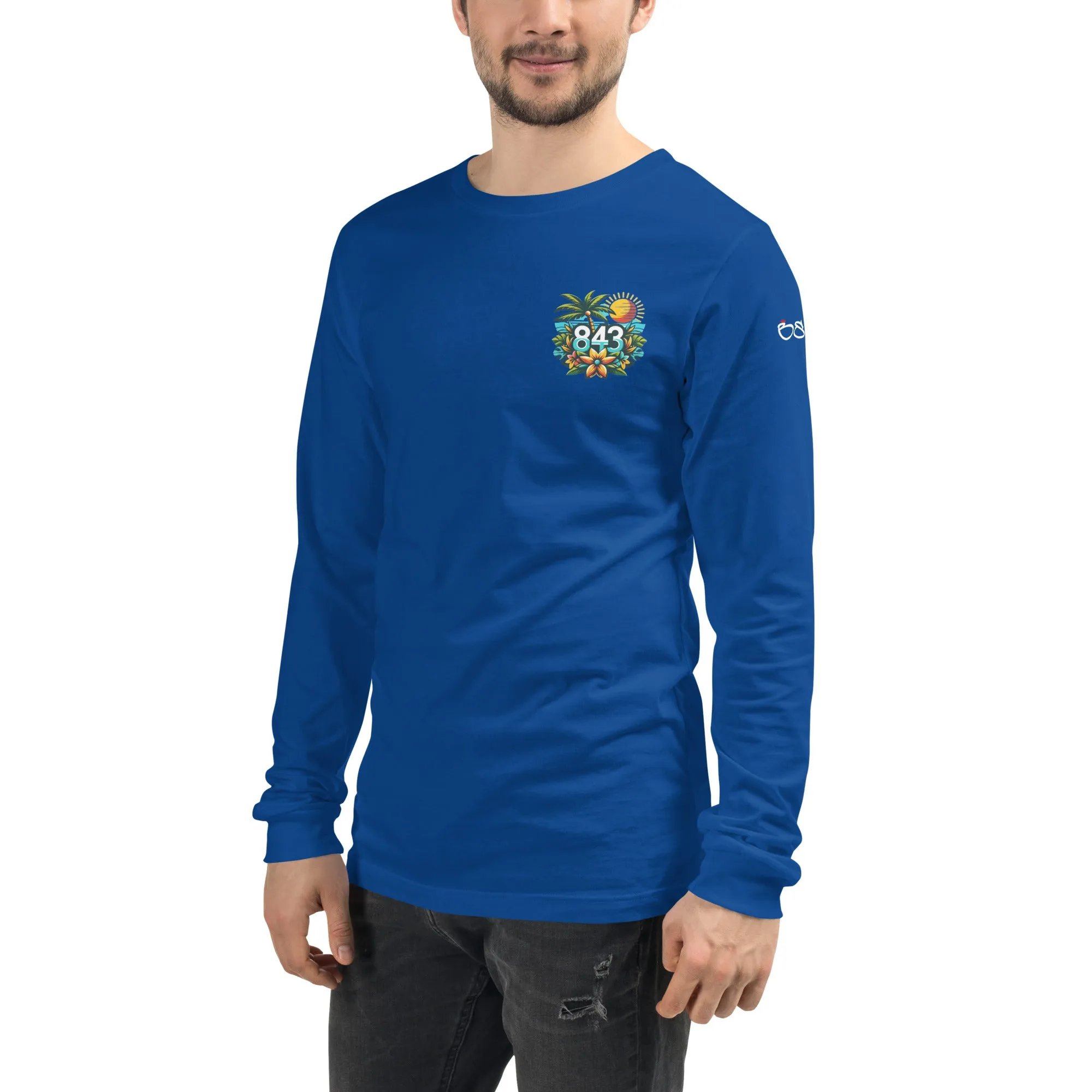 843 Cherry Grove Happy Hour Unisex Long Sleeve Tee