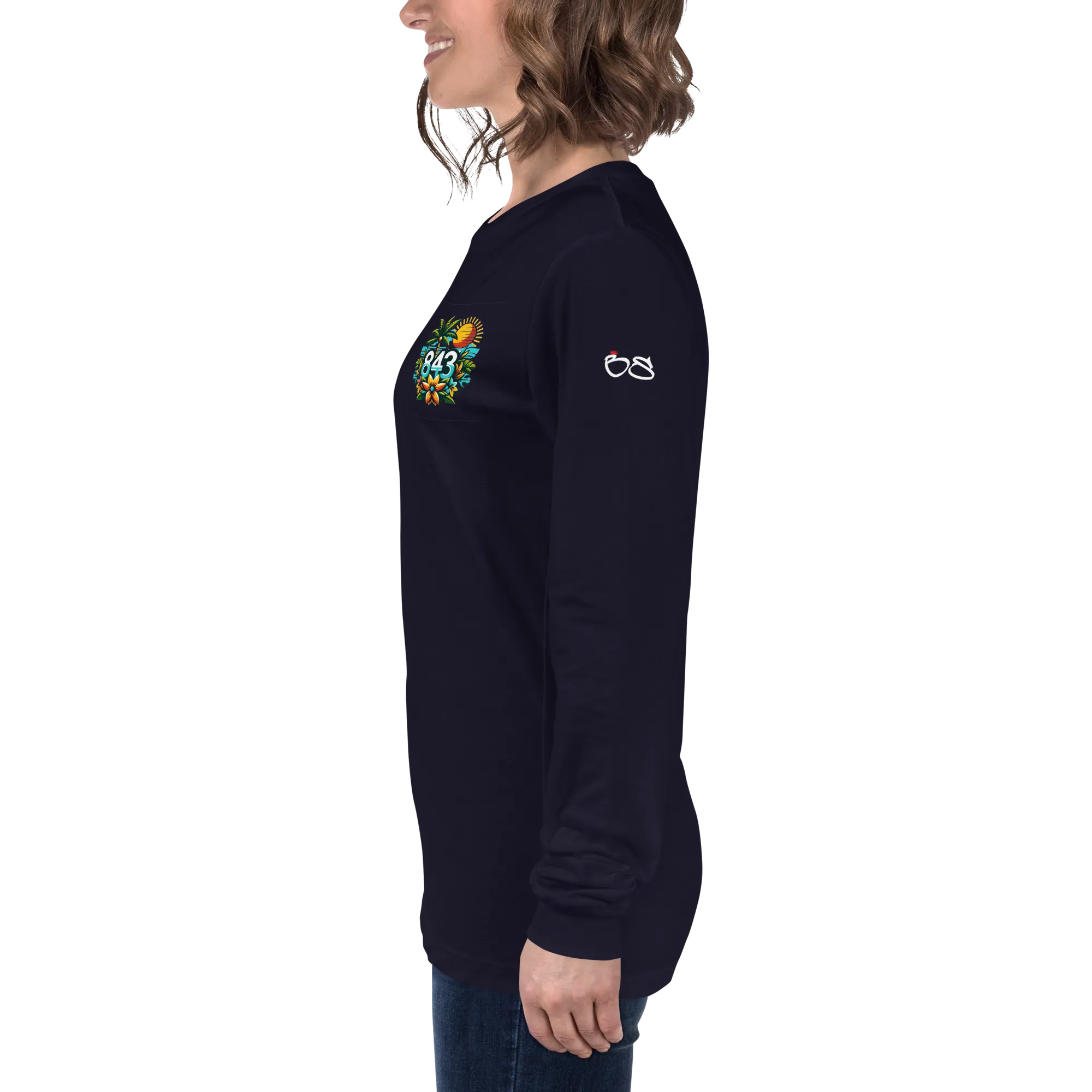 843 Cherry Grove Happy Hour Unisex Long Sleeve Tee