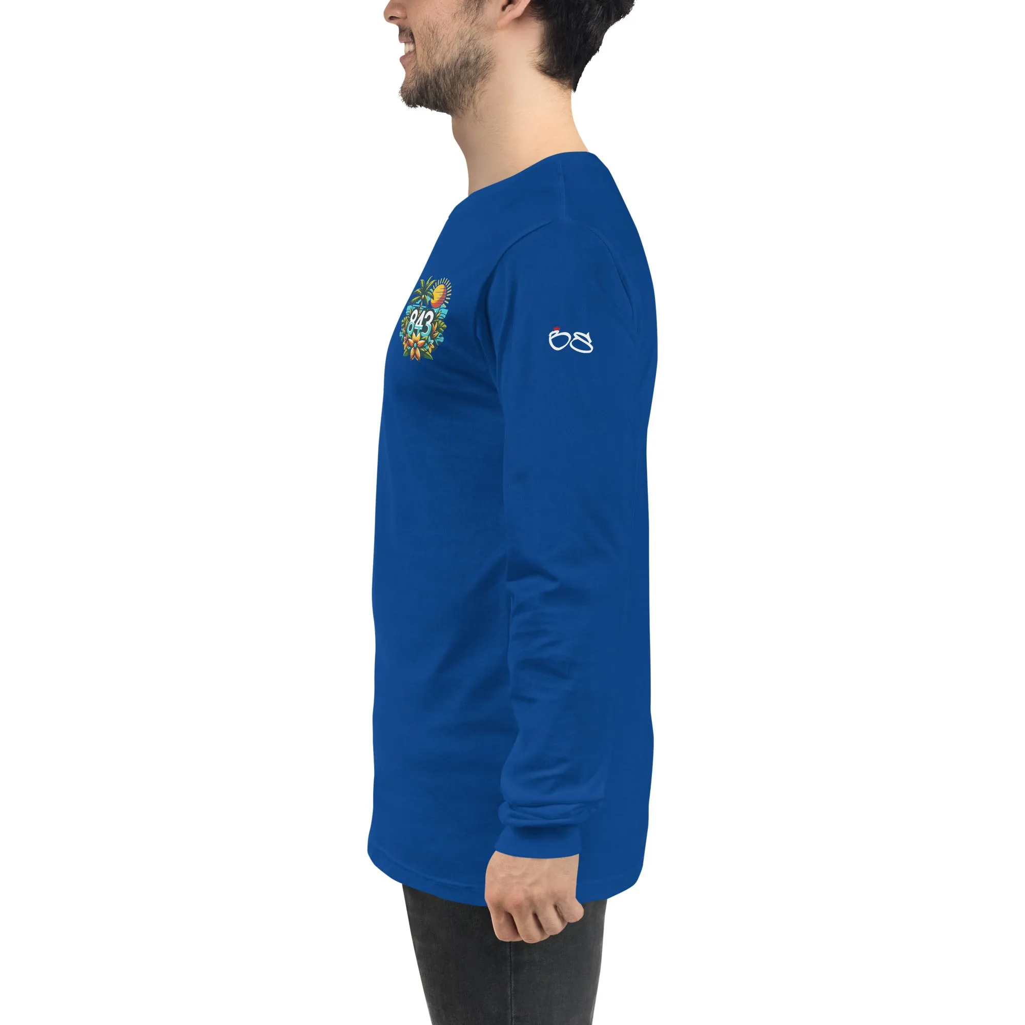 843 Cherry Grove Happy Hour Unisex Long Sleeve Tee