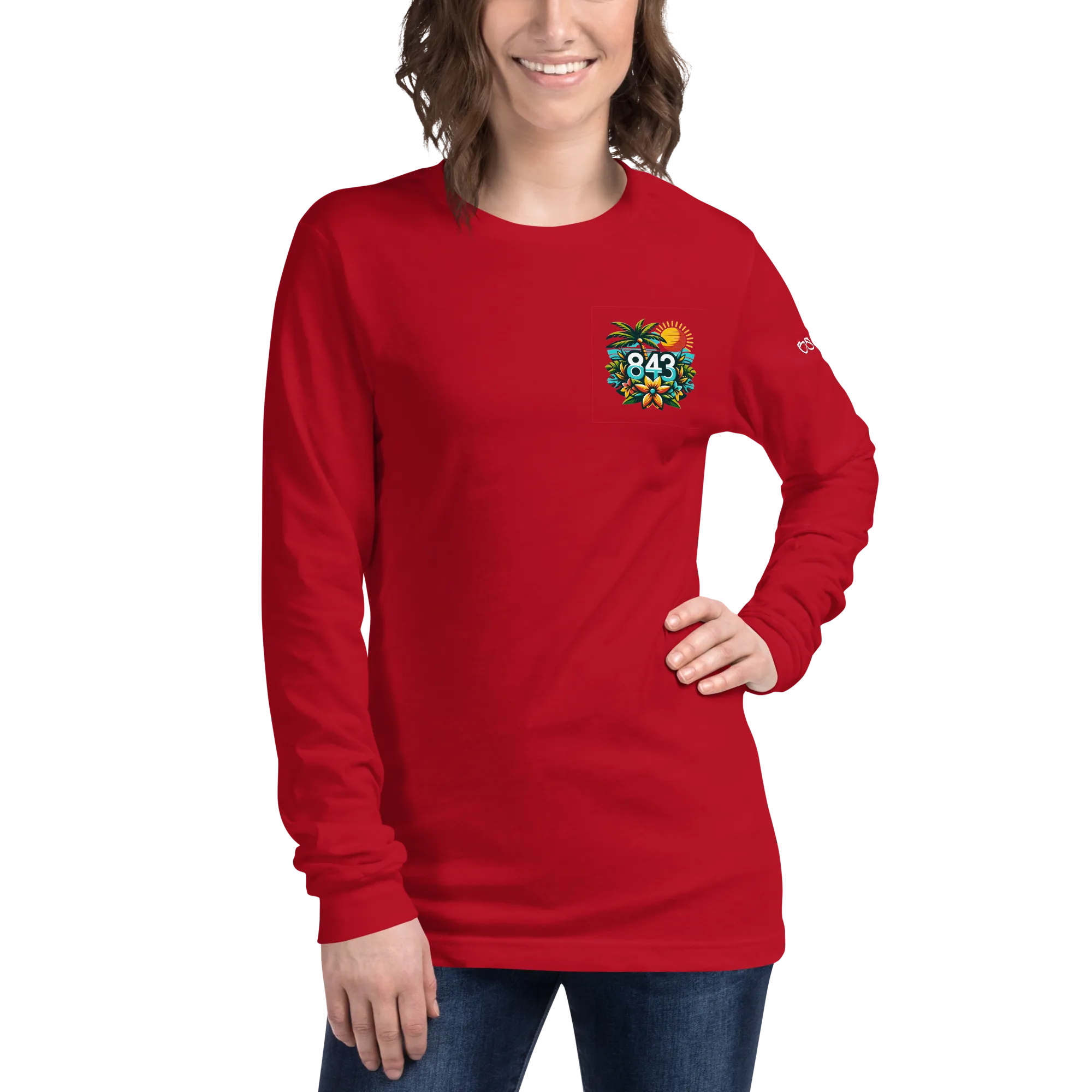 843 Cherry Grove Happy Hour Unisex Long Sleeve Tee