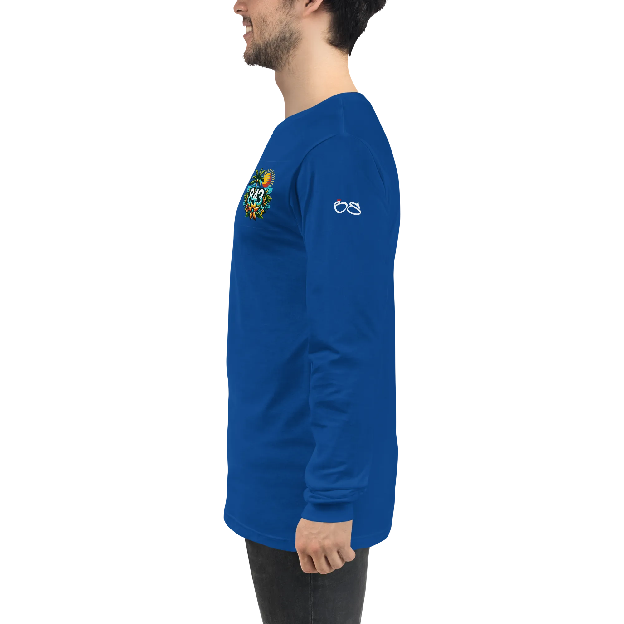 843 Cherry Grove Happy Hour Unisex Long Sleeve Tee