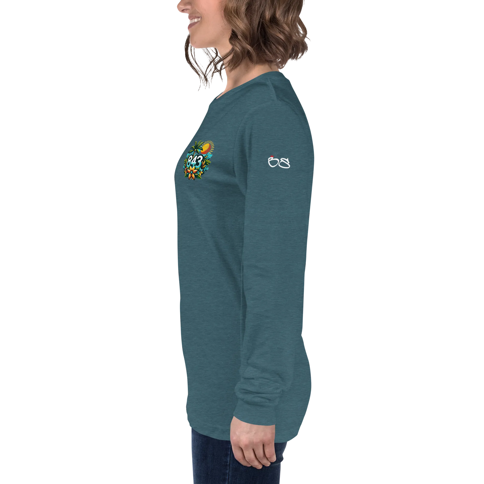 843 Cherry Grove Happy Hour Unisex Long Sleeve Tee