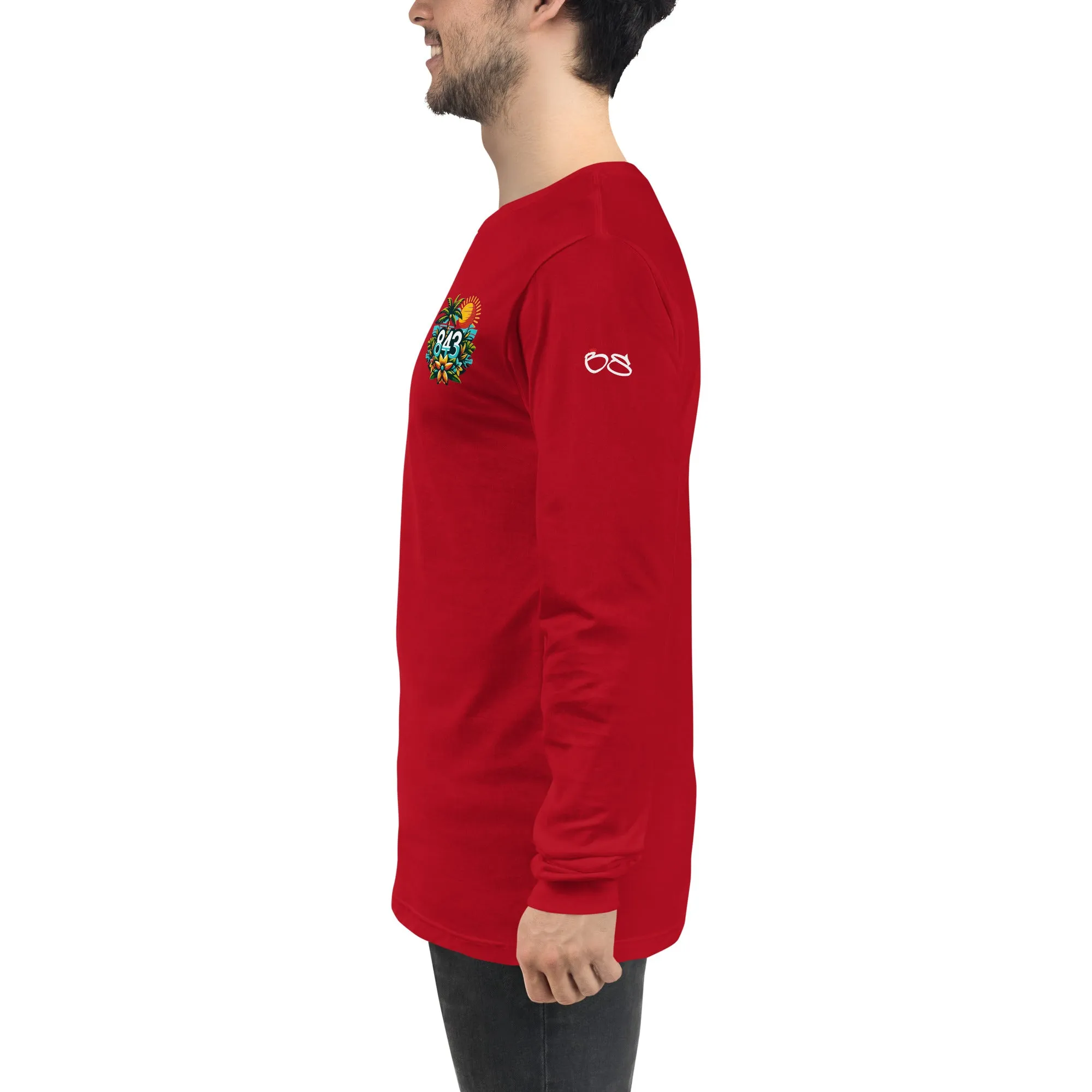 843 Cherry Grove Happy Hour Unisex Long Sleeve Tee