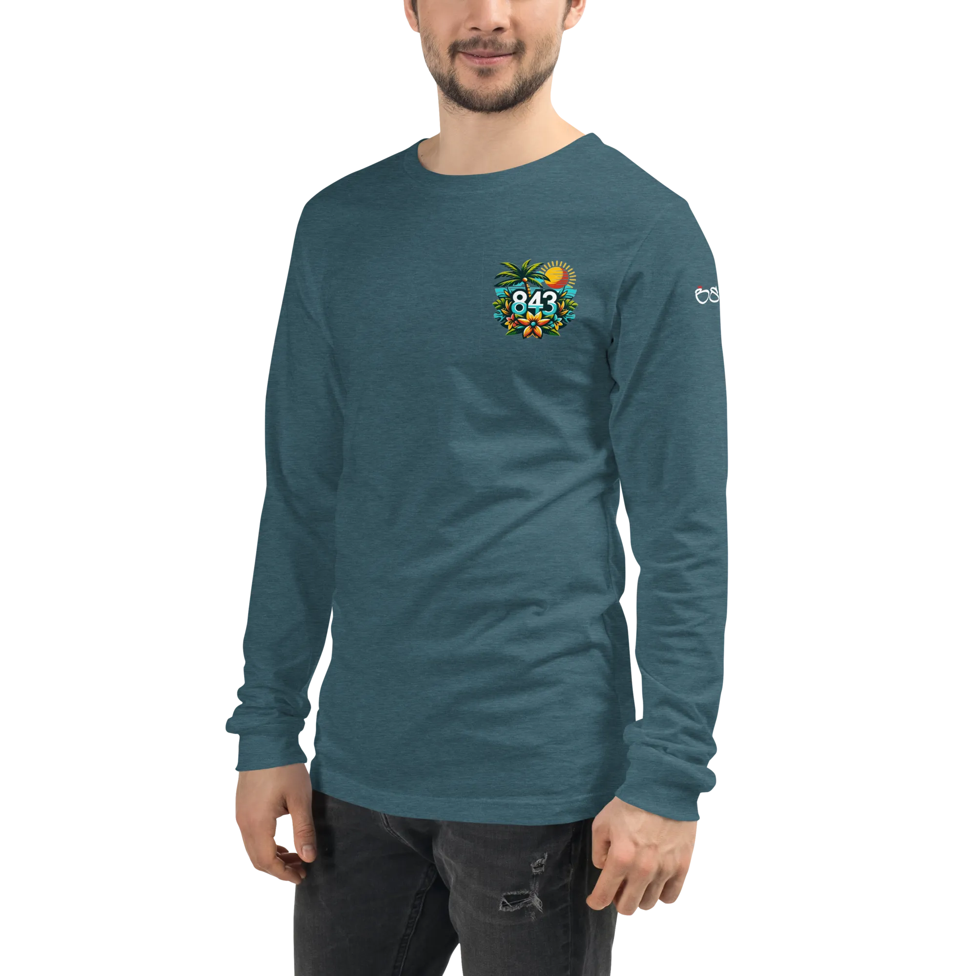 843 Cherry Grove Happy Hour Unisex Long Sleeve Tee