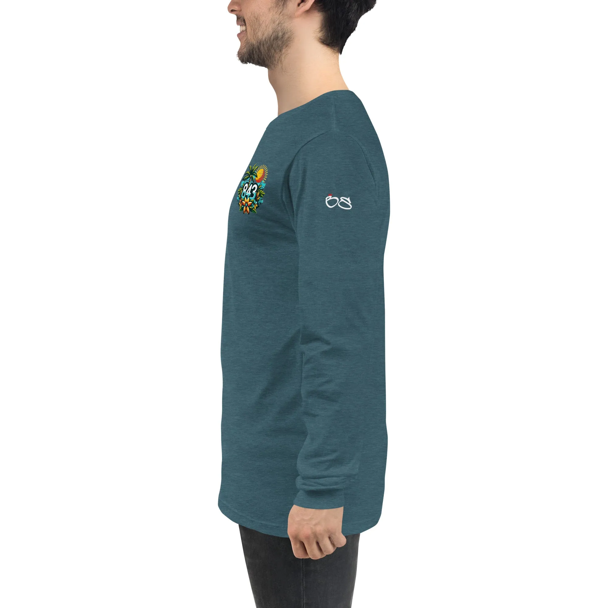 843 Cherry Grove Happy Hour Unisex Long Sleeve Tee