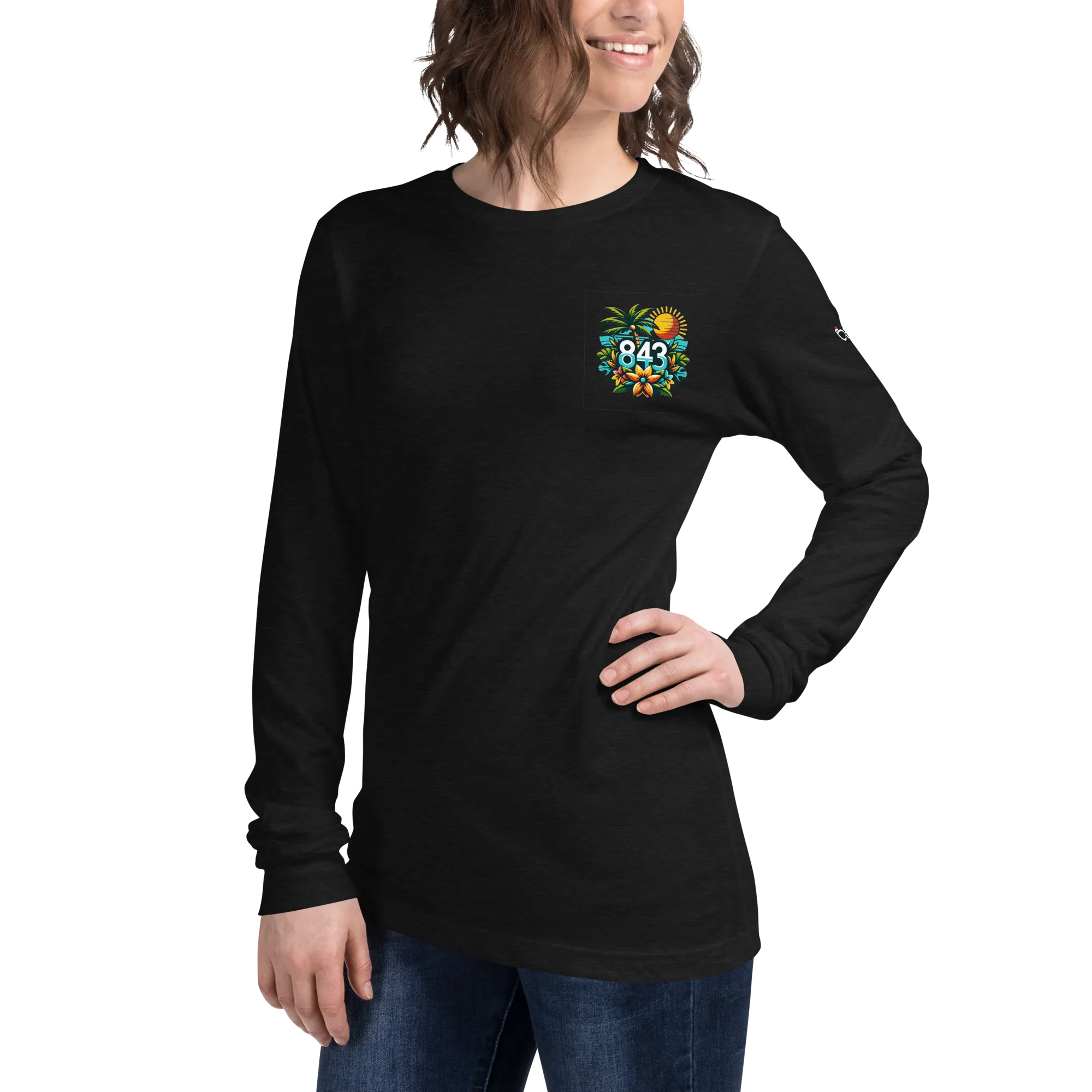 843 Cherry Grove Happy Hour Unisex Long Sleeve Tee