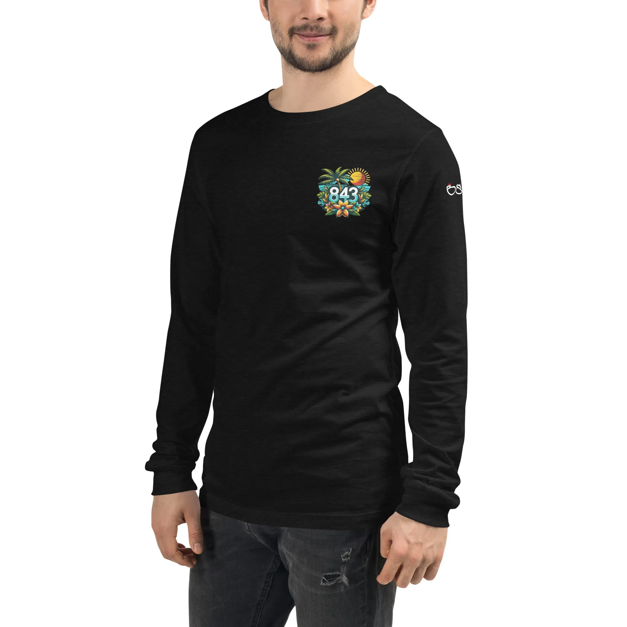 843 Cherry Grove Happy Hour Unisex Long Sleeve Tee