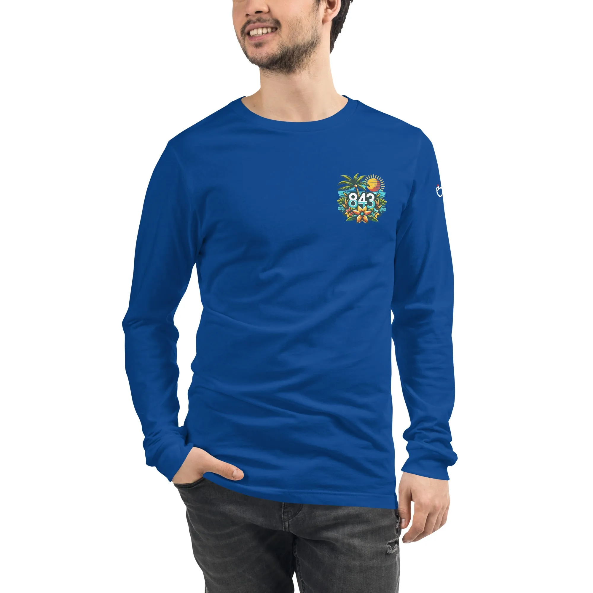 843 Cherry Grove Happy Hour Unisex Long Sleeve Tee