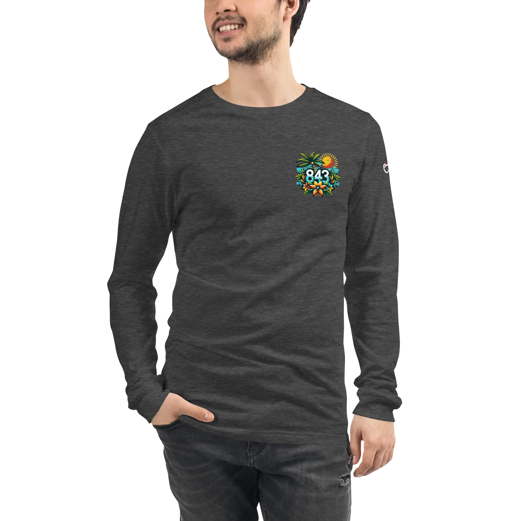 843 Cherry Grove Happy Hour Unisex Long Sleeve Tee