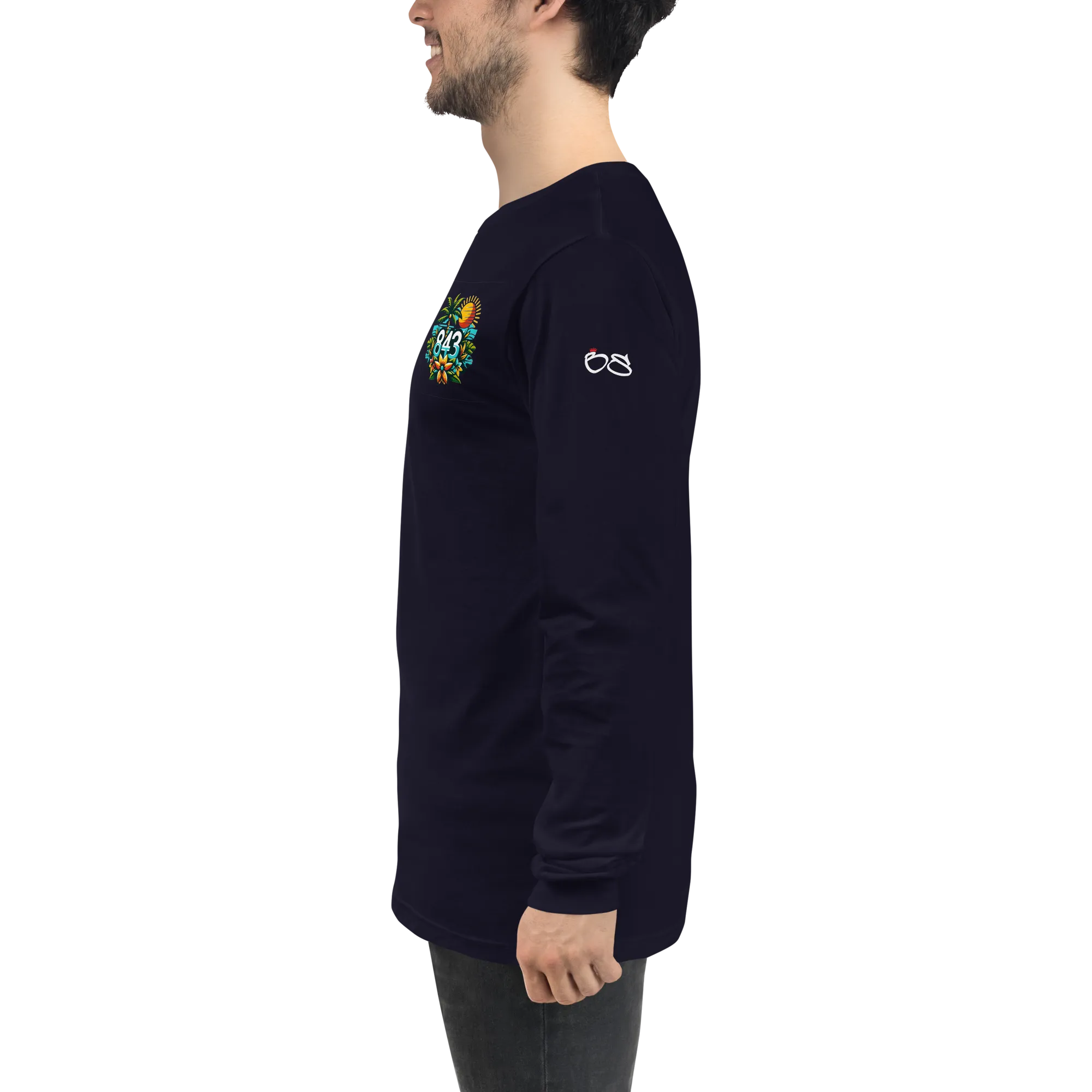 843 Cherry Grove Happy Hour Unisex Long Sleeve Tee