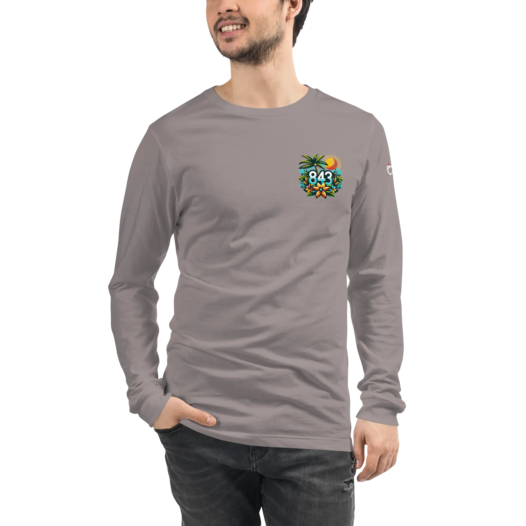 843 Cherry Grove Happy Hour Unisex Long Sleeve Tee