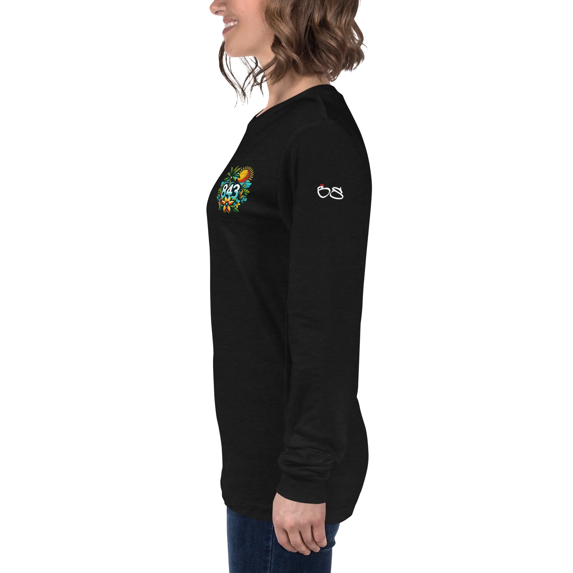 843 Cherry Grove Happy Hour Unisex Long Sleeve Tee