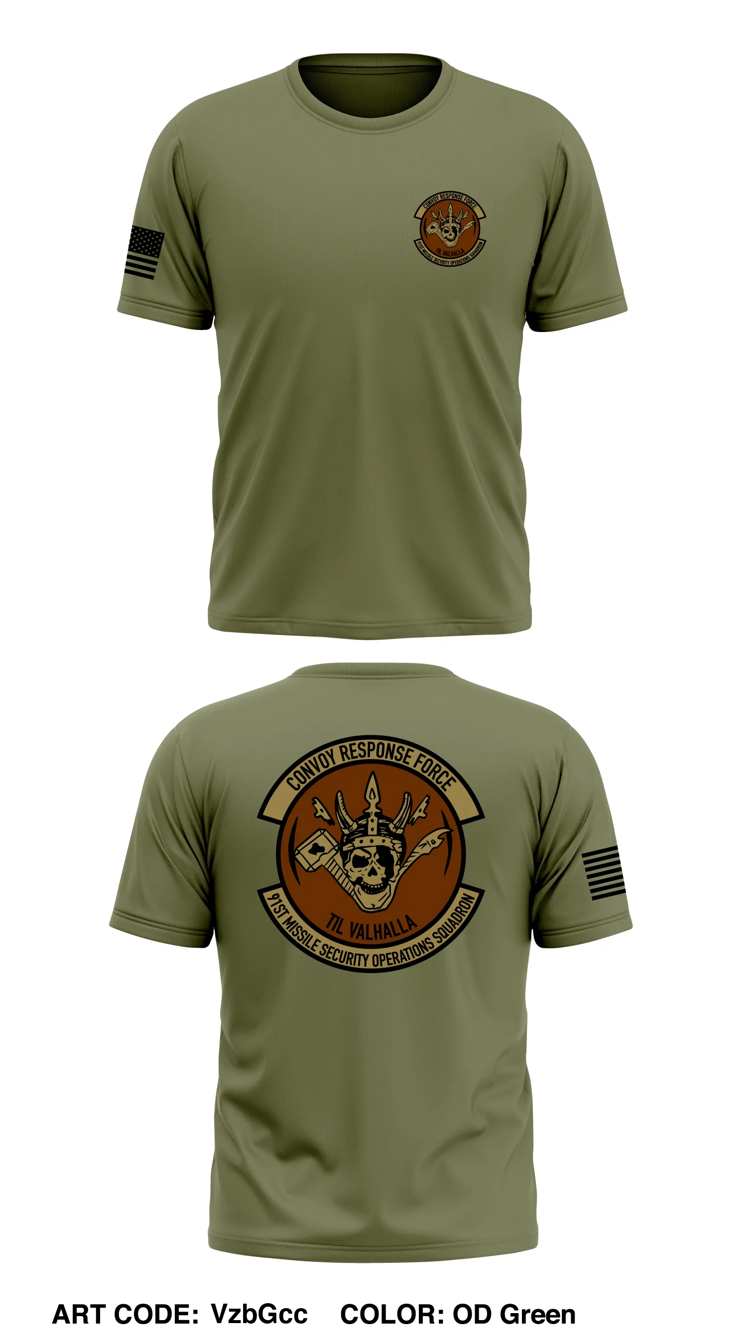 91st Missile Security operations squadron  Store 1 Core Men's SS Performance Tee - VzbGcc