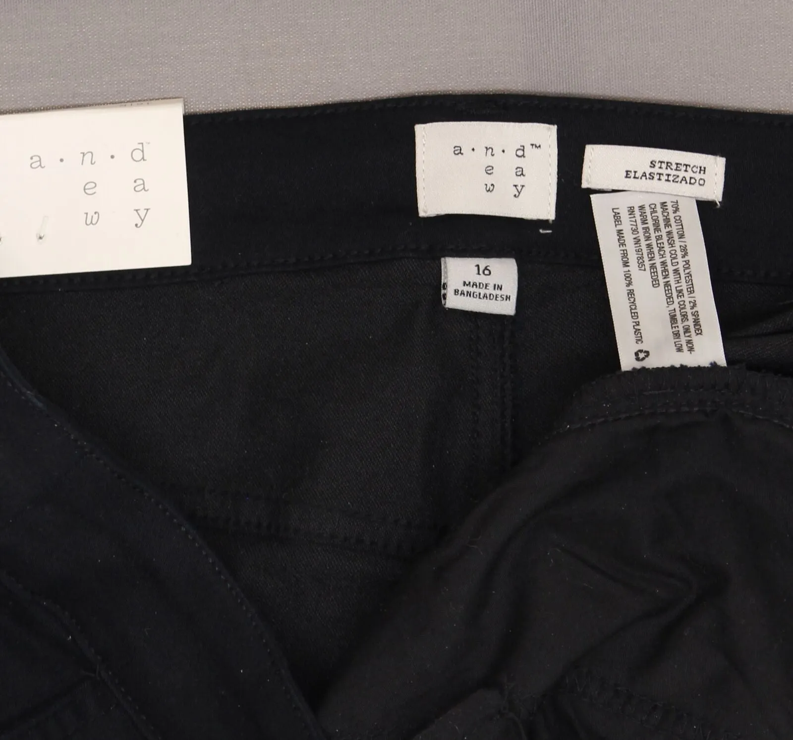 A New Day Women's Skinny Button Front Pants