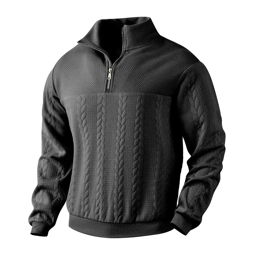 Aidan | Premium Quarter Zip Sweatshirt