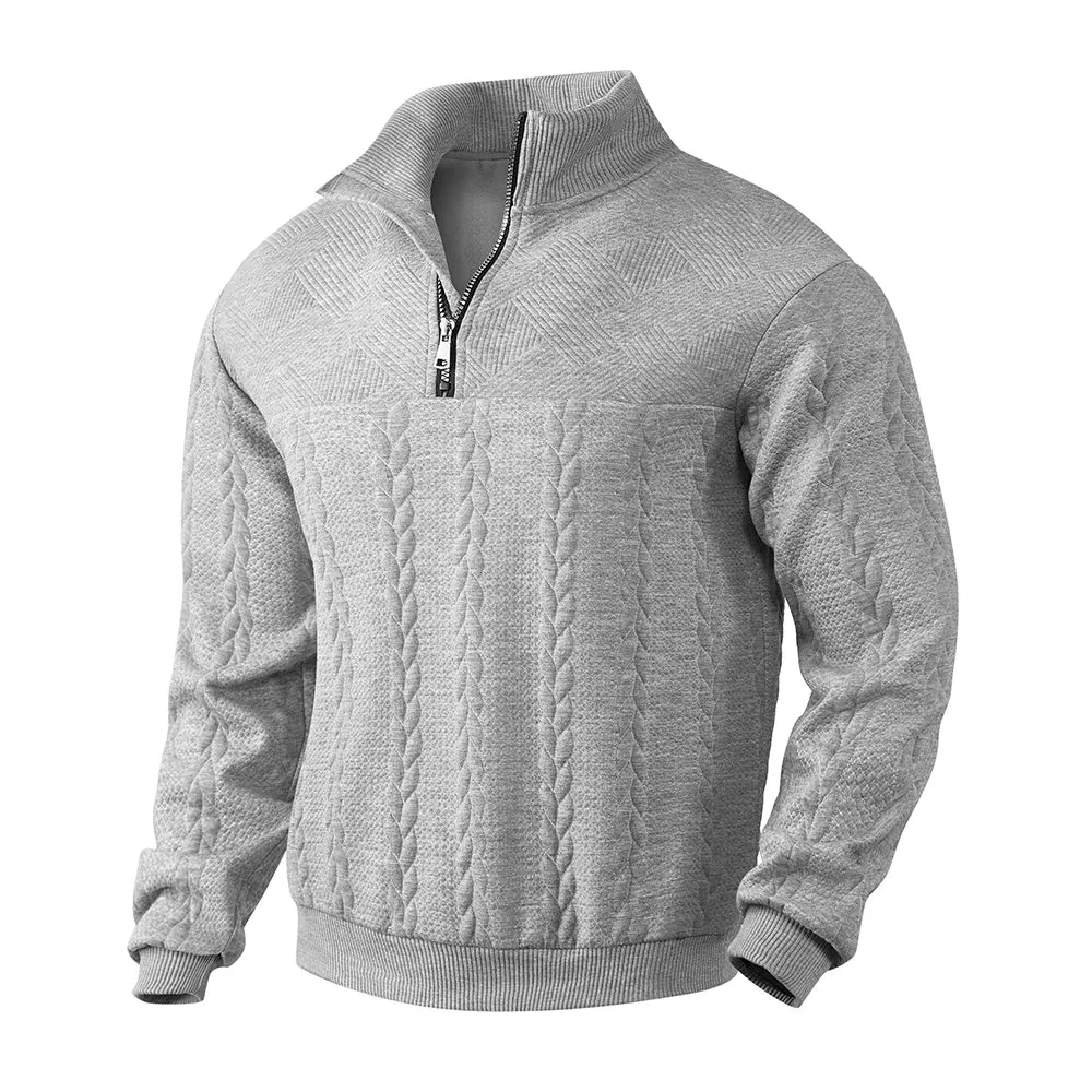 Aidan | Premium Quarter Zip Sweatshirt
